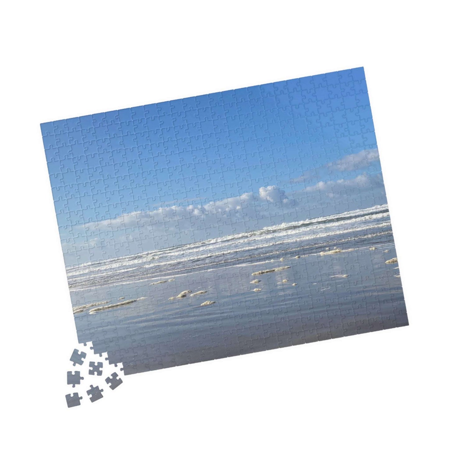 Coastal Serenity Beach Puzzle - 110 to 1014 Piece Jigsaw for Relaxation and Family Fun
