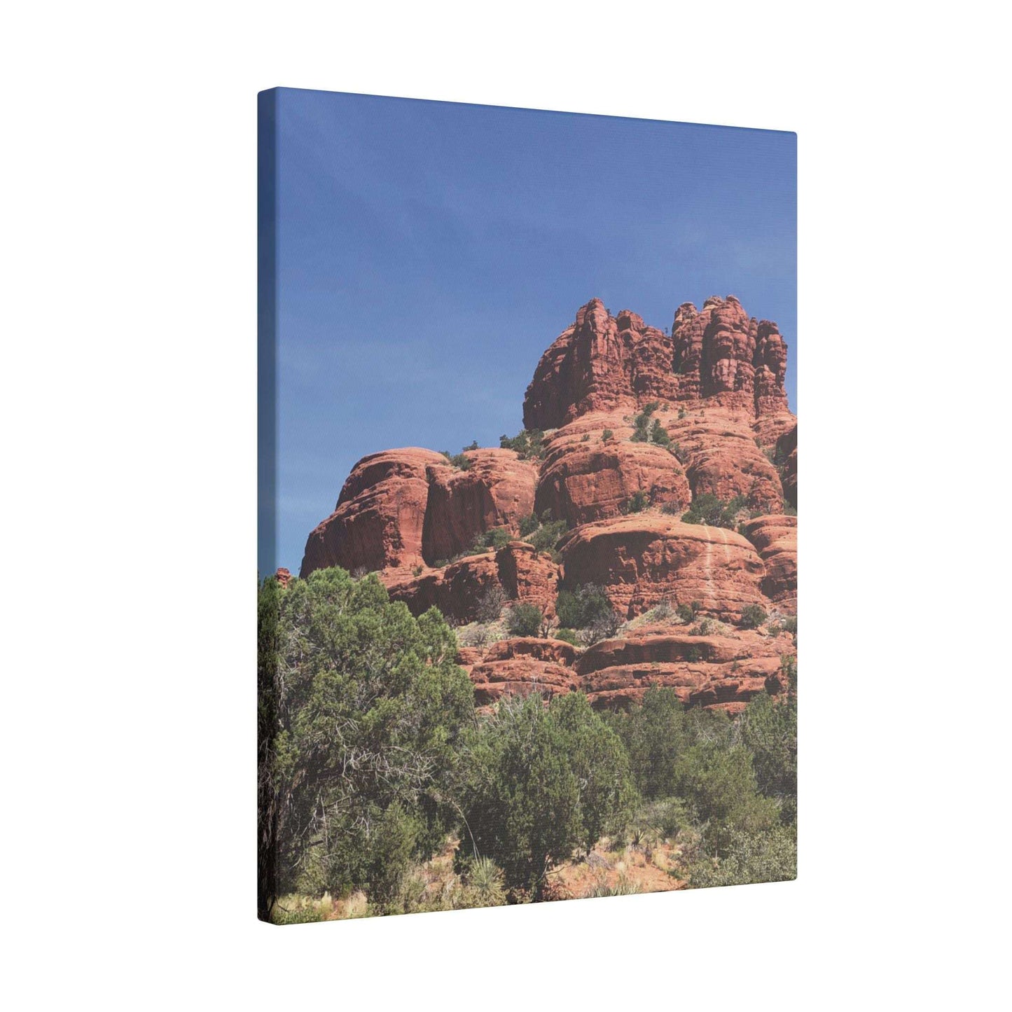 Majestic Red Rock Landscape - Stretched Canvas Wall Art, Wall Decor