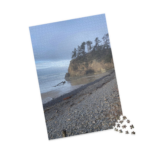 Cloudy Walk On Beach Puzzle (110-1014 Pieces) Coastal Serenity Jigsaw