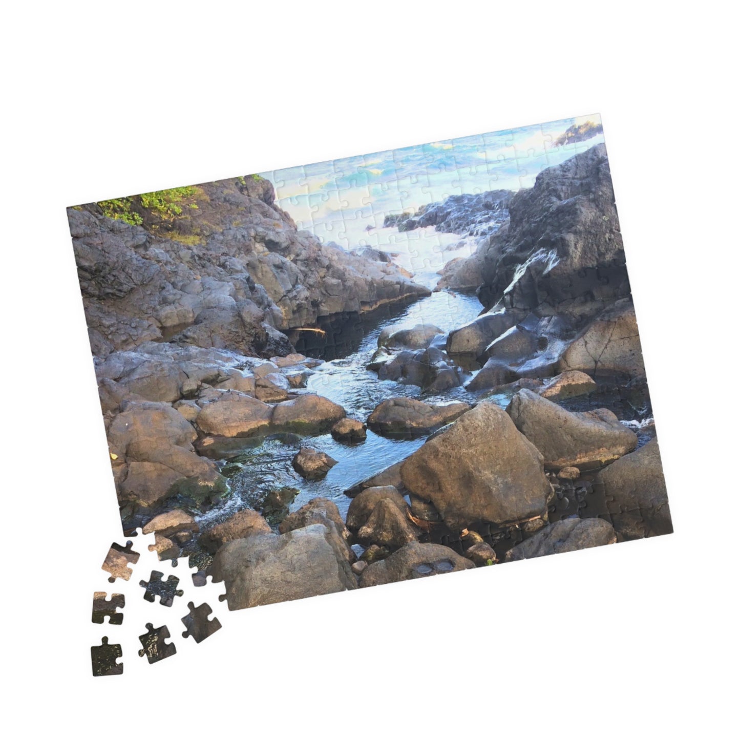 Serene Pool Flow Nature Puzzle (110-1014 Pieces)