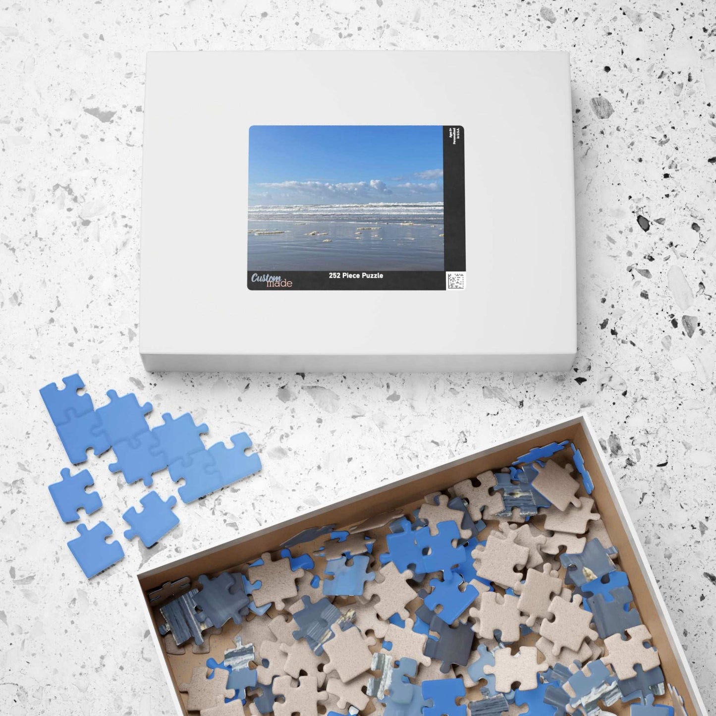 Coastal Serenity Beach Puzzle - 110 to 1014 Piece Jigsaw for Relaxation and Family Fun