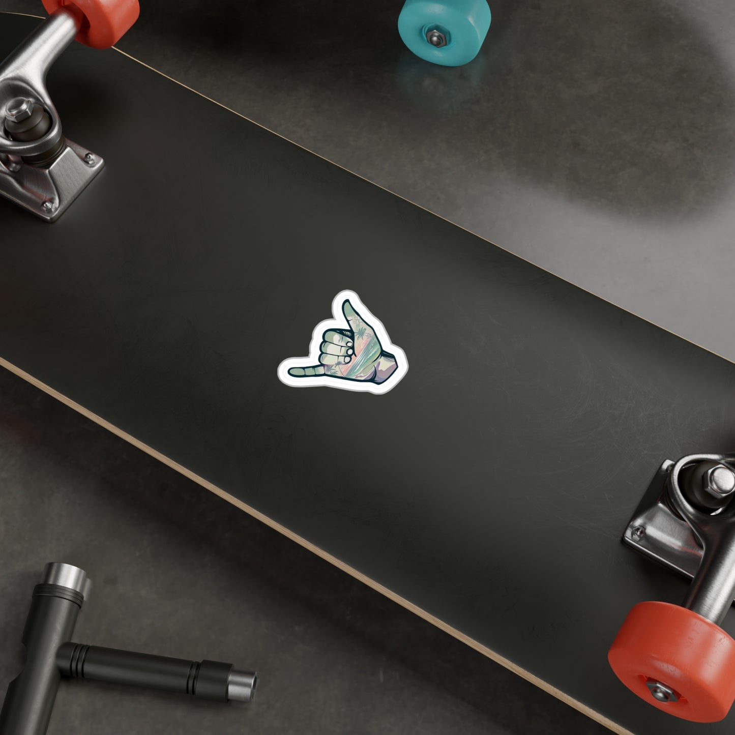Surf Vibe Kiss-Cut Vinyl Decals/ Sticker - Shaka Hand Design