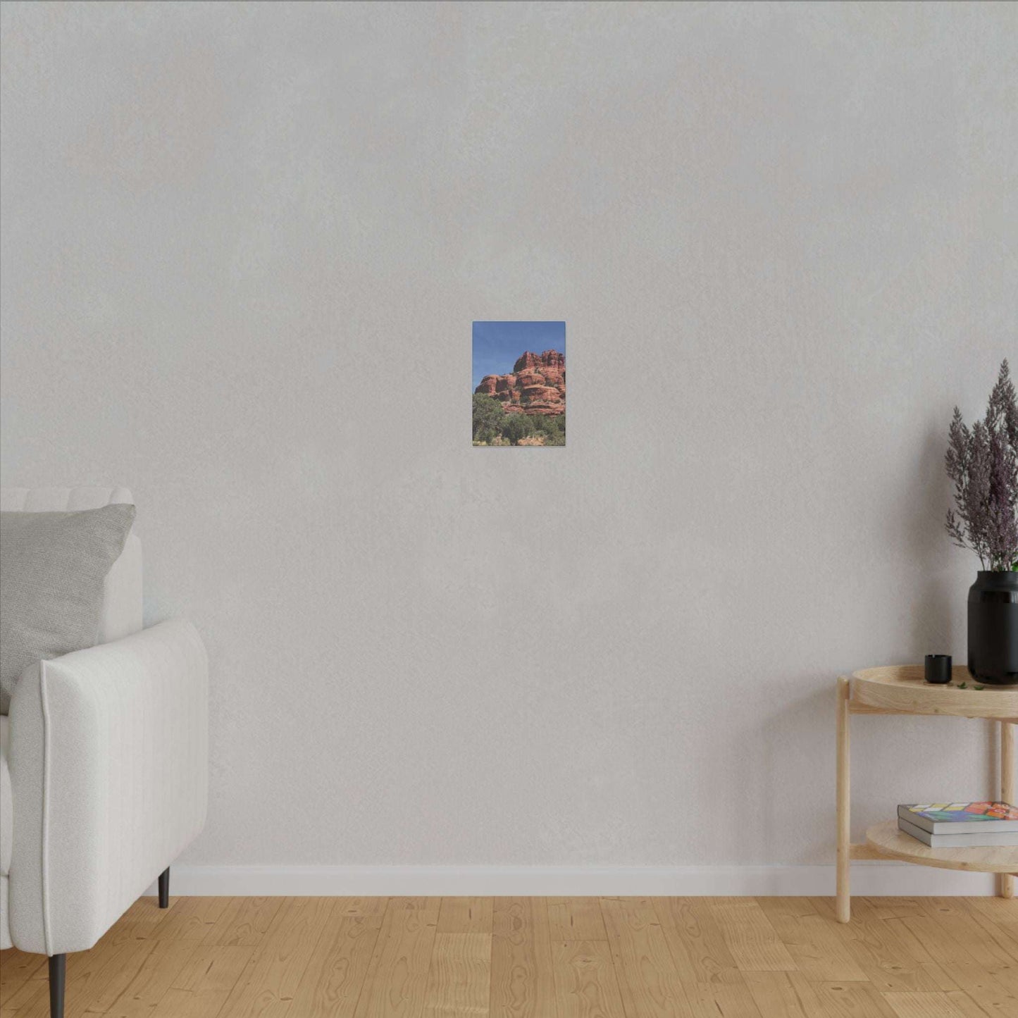 Majestic Red Rock Landscape - Stretched Canvas Wall Art, Wall Decor