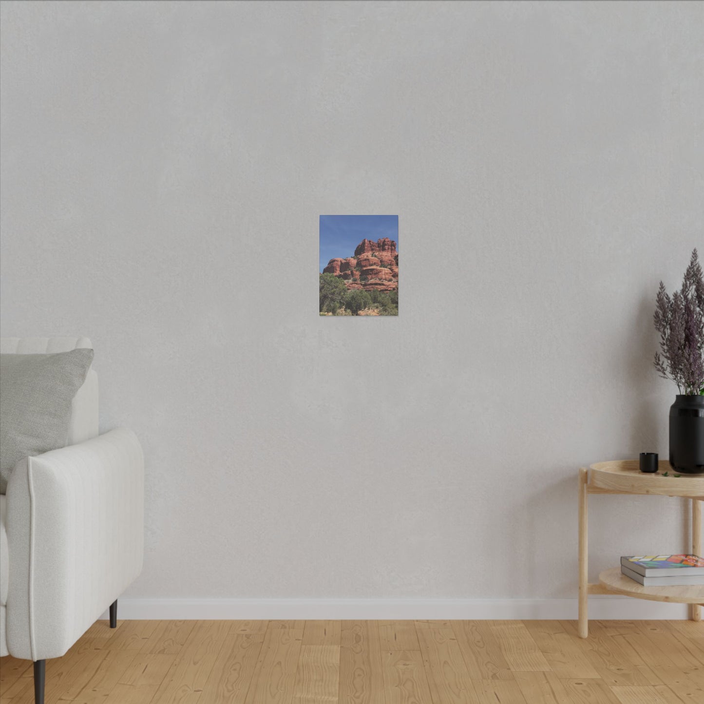 Majestic Red Rock Landscape - Stretched Canvas Wall Art, Wall Decor