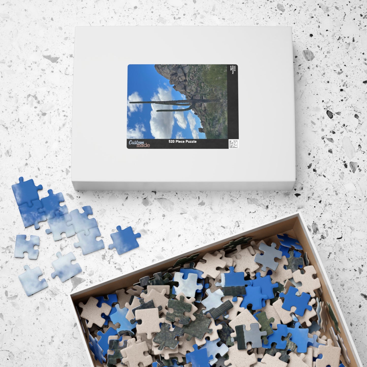 Arizona Desert Saguaro Cactus Scenic Puzzle —(110–1014 pieces)