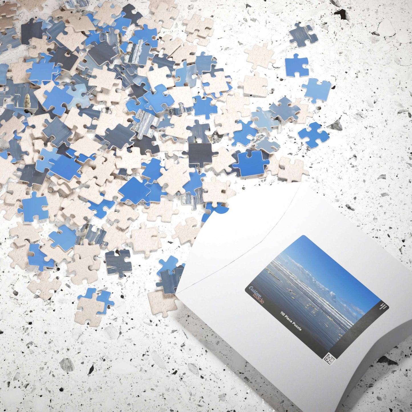 Coastal Serenity Beach Puzzle - 110 to 1014 Piece Jigsaw for Relaxation and Family Fun