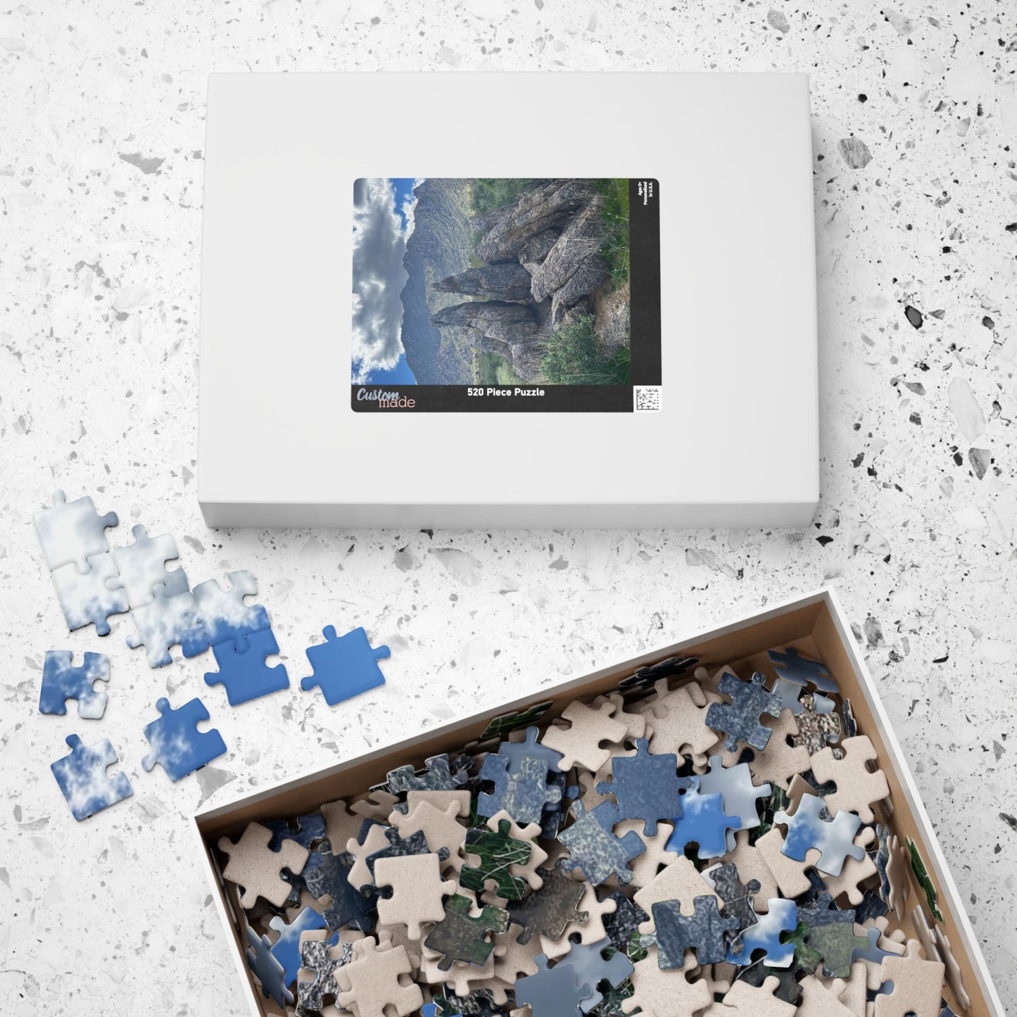 Desert Rock Landscape Puzzle — Scenic Mountain Jigsaw (110- 1014 Pieces)