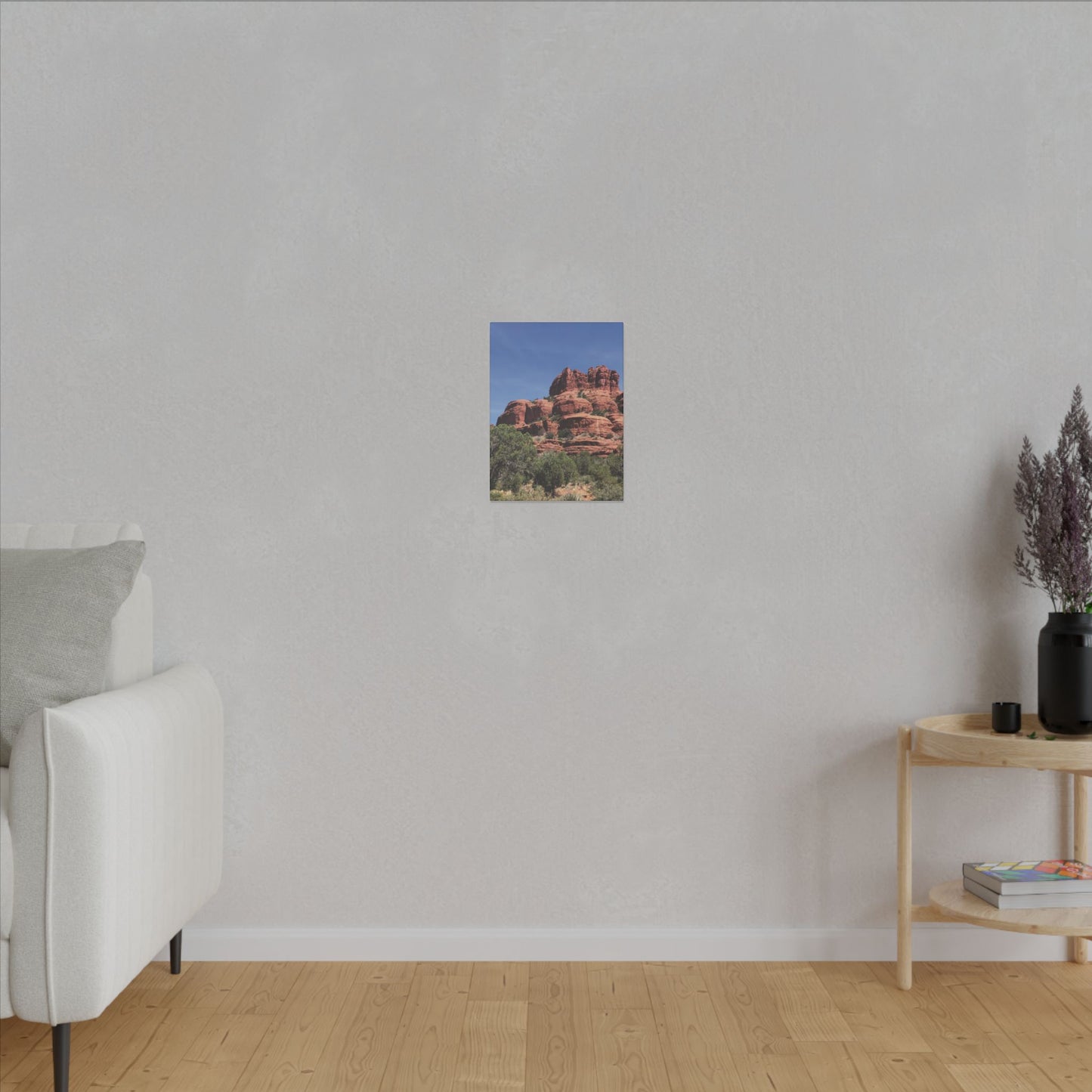 Majestic Red Rock Landscape - Stretched Canvas Wall Art, Wall Decor