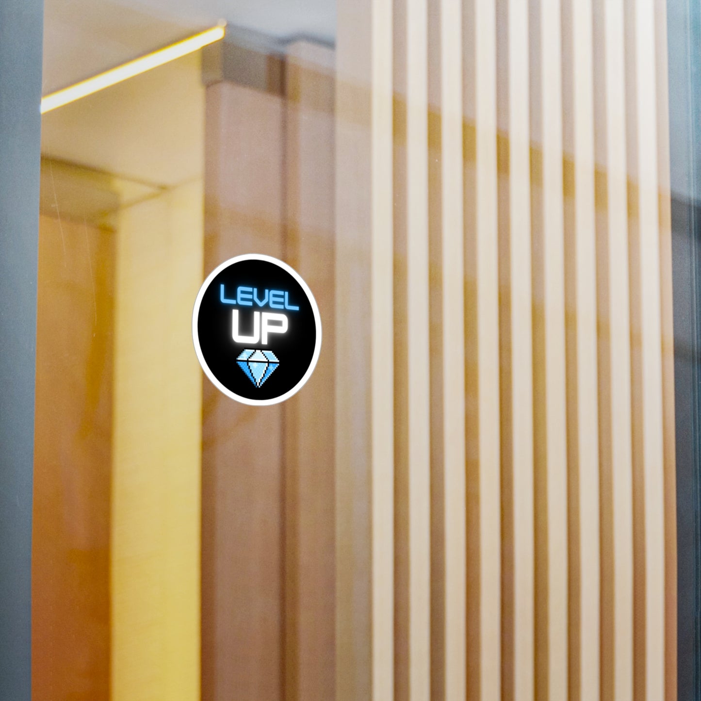 Dimond Level Up Vinyl Decals - Gaming Stickers for Decor & Gifts