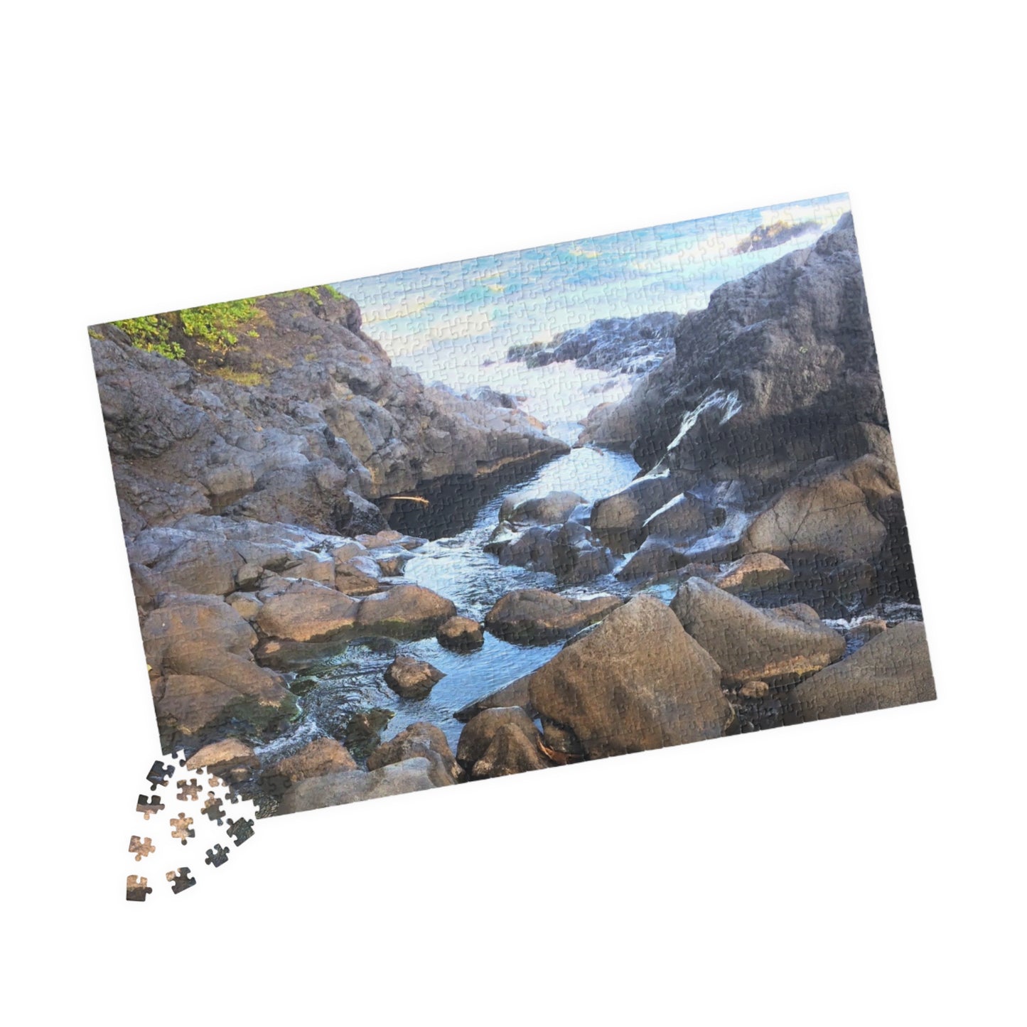 Serene Pool Flow Nature Puzzle (110-1014 Pieces)