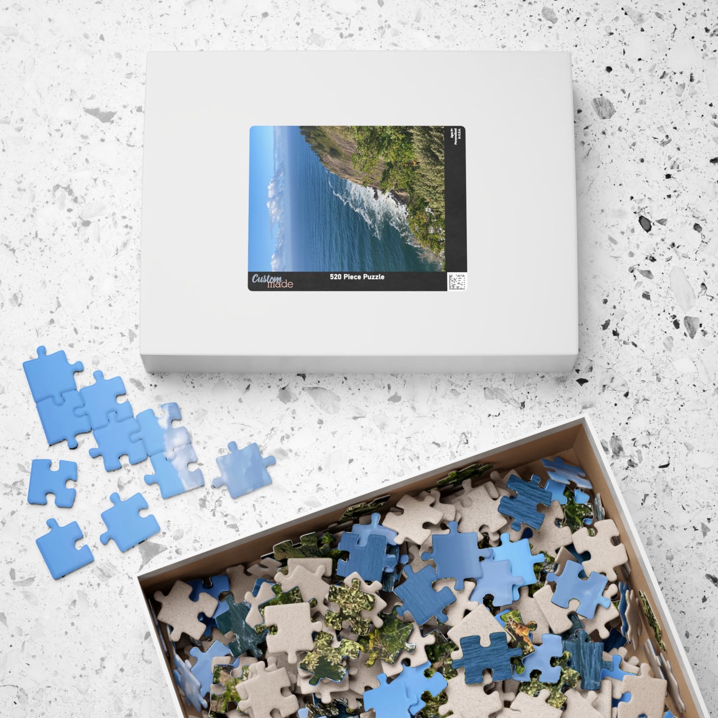 Coastal Cliff Ocean View Jigsaw Puzzle (110-1014 pieces)