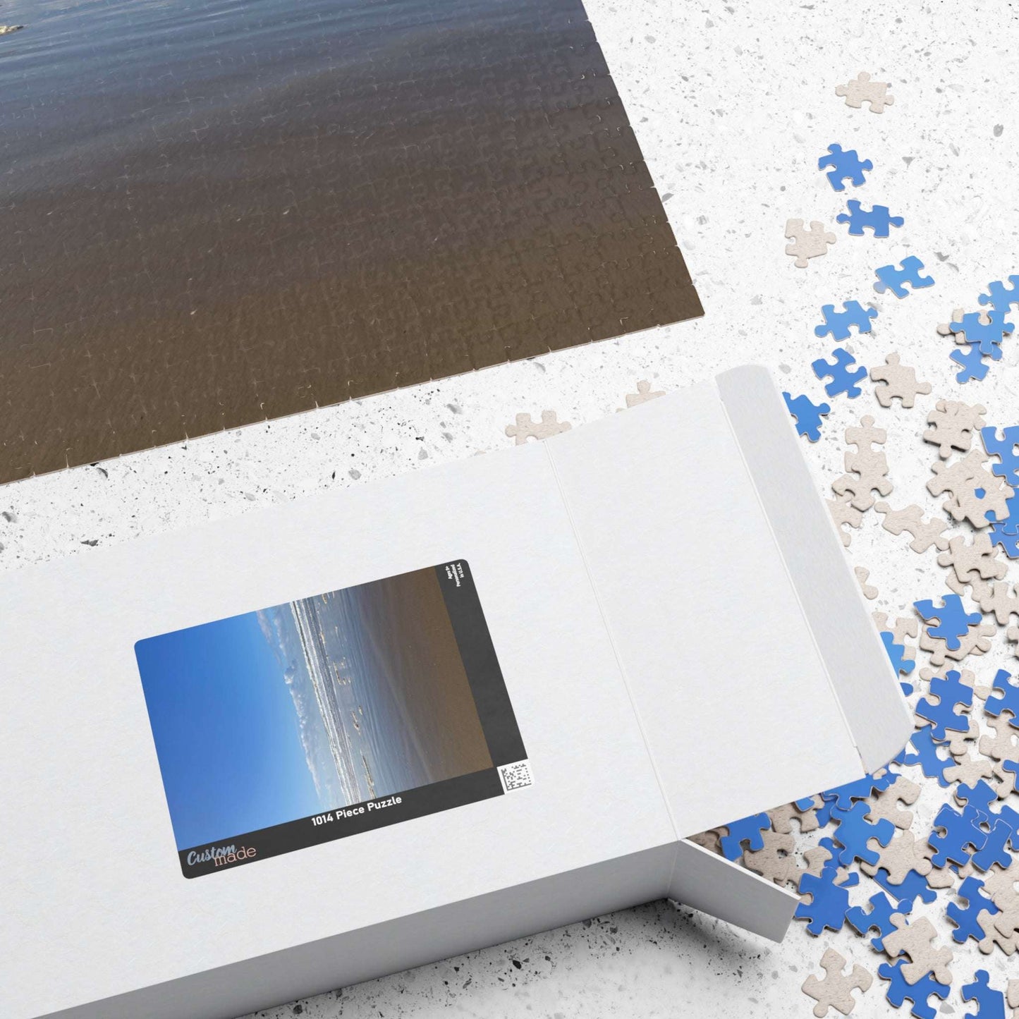 Coastal Serenity Beach Puzzle - 110 to 1014 Piece Jigsaw for Relaxation and Family Fun