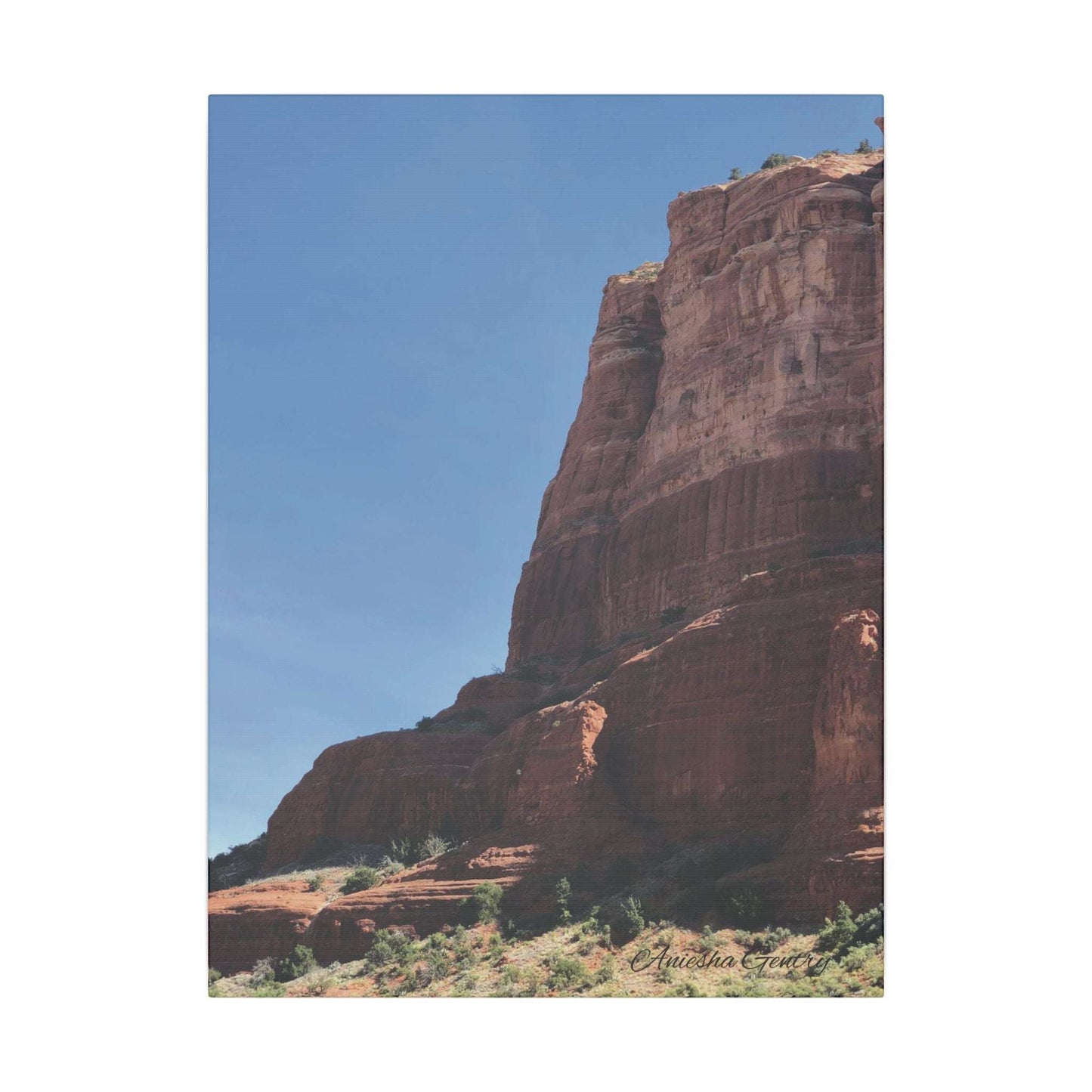 Red Rock Beauty Landscape - Stretched Canvas Wall Art, Wall Decor