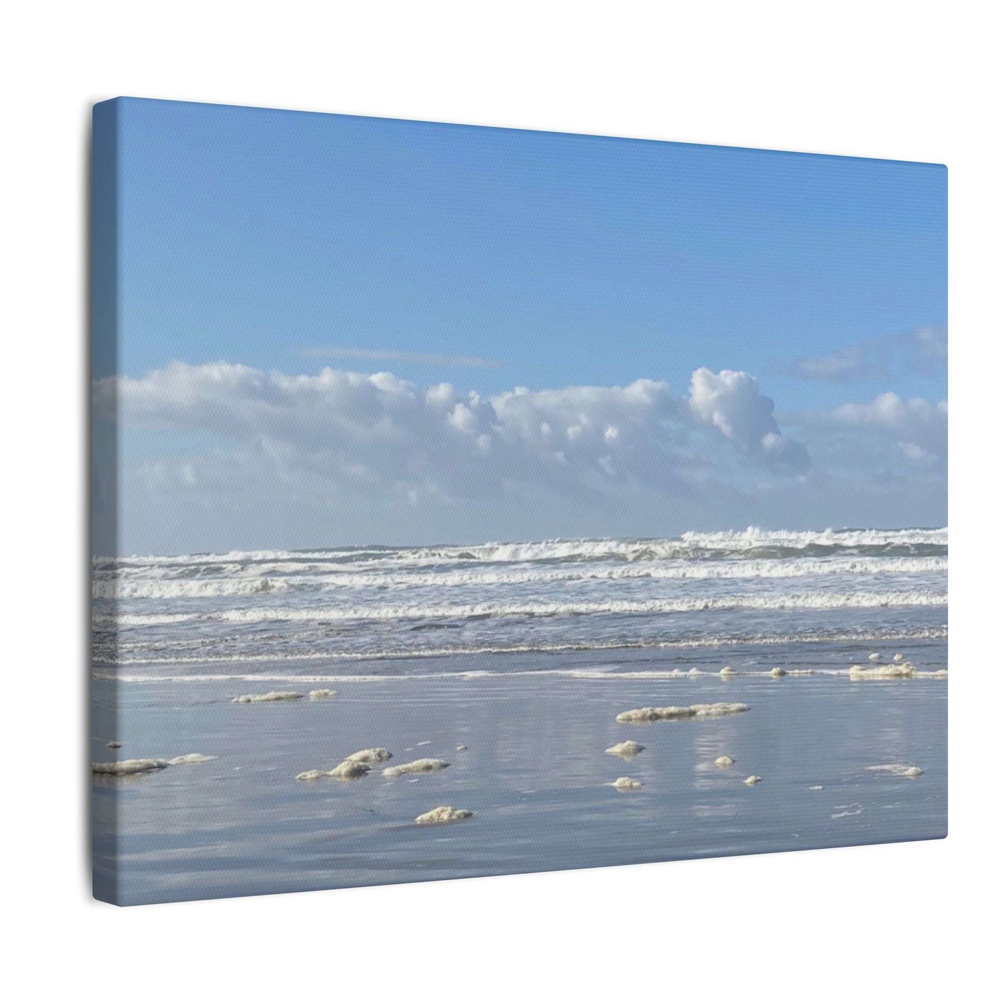 Coastal Serenity - Stretched Matte Canvas Wall Art, Wall Decor