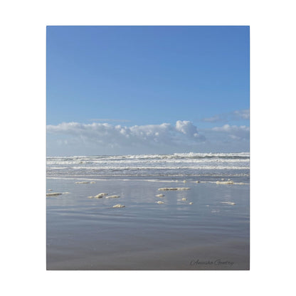 Coastal Serenity - Stretched Matte Canvas Wall Art, Wall Decor