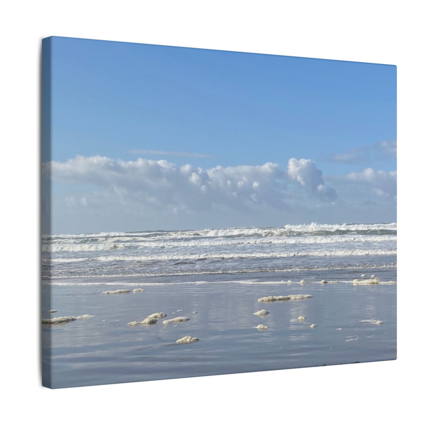 Coastal Serenity - Stretched Matte Canvas Wall Art, Wall Decor