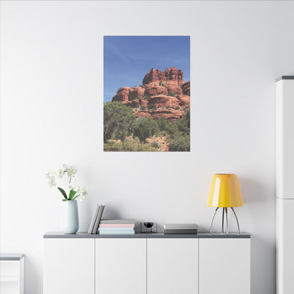 Majestic Red Rock Landscape -  Stretched Canvas Wall Art, Wall Decor