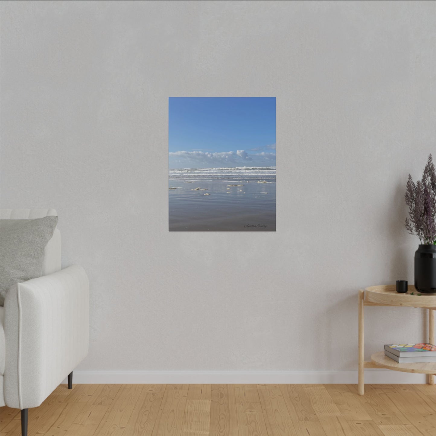 Coastal Serenity - Stretched Matte Canvas Wall Art, Wall Decor