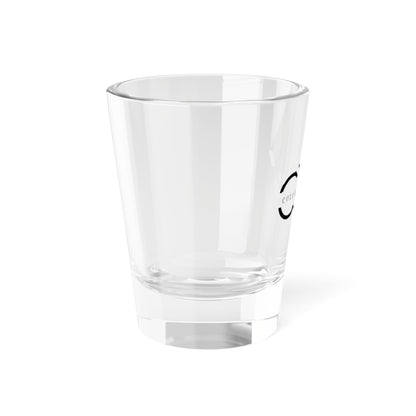 Color Zen Vibez Clear Shot Glass - 1.5oz Clear Shot Glass for Celebrations