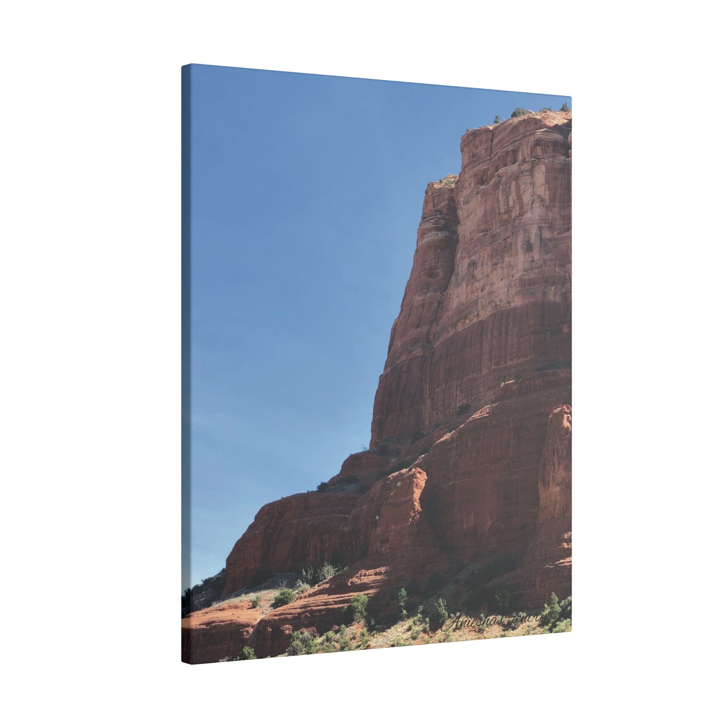 Red Rock Beauty Landscape - Stretched Canvas Wall Art, Wall Decor