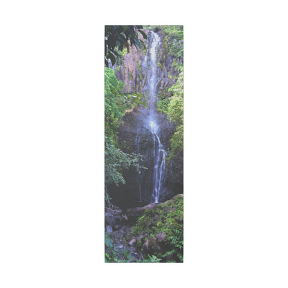 Hidden Waterfall  - Stretched Matte Canvas Art Print for Nature Lovers