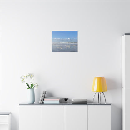 Coastal Serenity - Stretched Matte Canvas Wall Art, Wall Decor