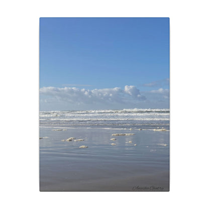 Coastal Serenity - Stretched Matte Canvas Wall Art, Wall Decor