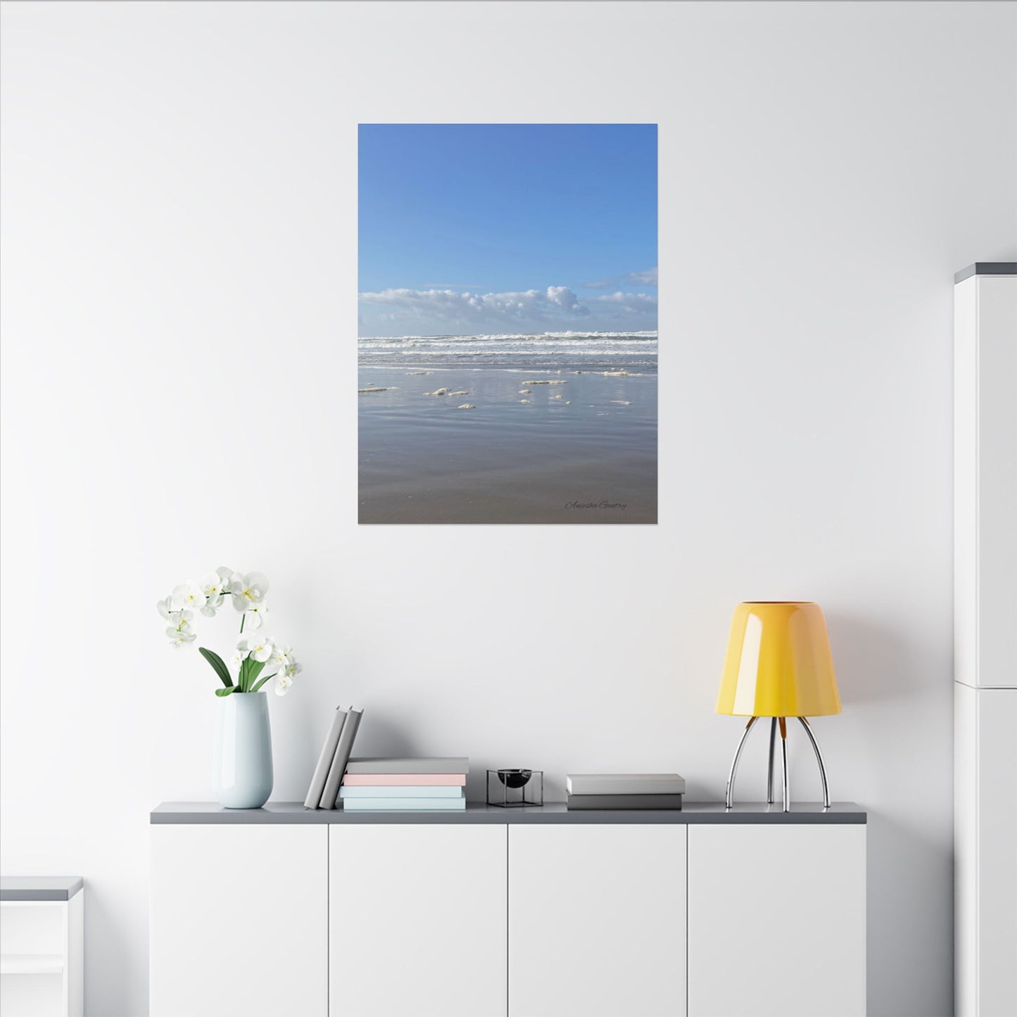 Coastal Serenity - Stretched Matte Canvas Wall Art, Wall Decor