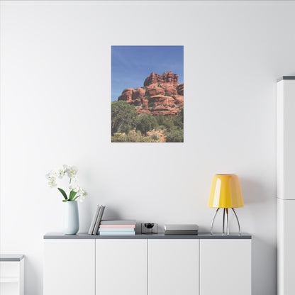 Majestic Red Rock Landscape -  Stretched Canvas Wall Art, Wall Decor