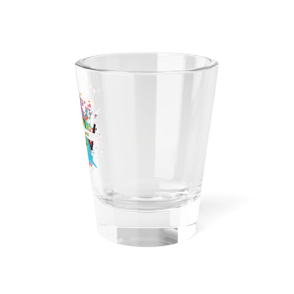 Color Zen Vibez Clear Shot Glass - 1.5oz - Vibrant Party Drinkware