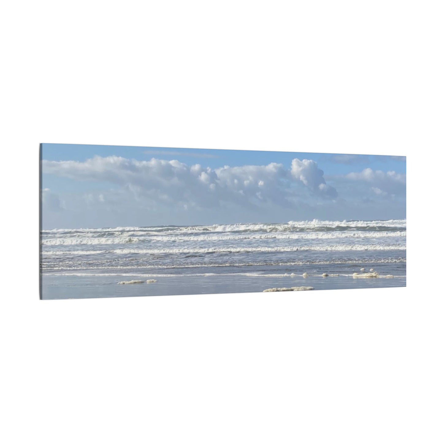 Coastal Serenity - Stretched Matte Canvas Wall Art, Wall Decor