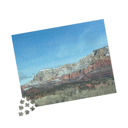 Snowy Sedona Mountain Landscape Puzzle (110, 252, 520, 1014-piece)