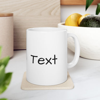 Personalized Ceramic Mug - Perfect for Coffee Lovers, Home & Office