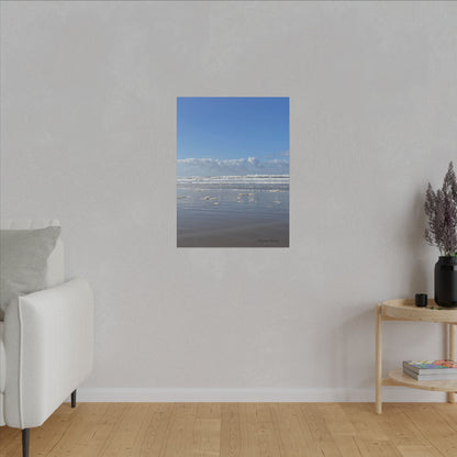 Coastal Serenity - Stretched Matte Canvas Wall Art, Wall Decor