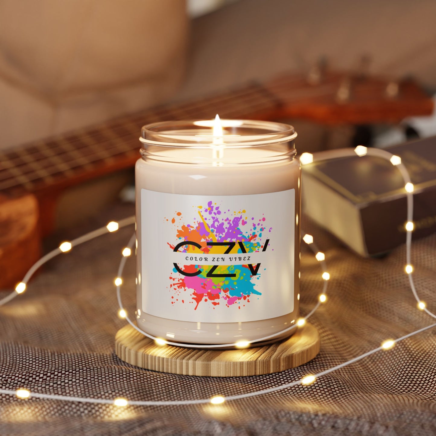 Color Zen Vibez Scented Soy Candle, 9oz