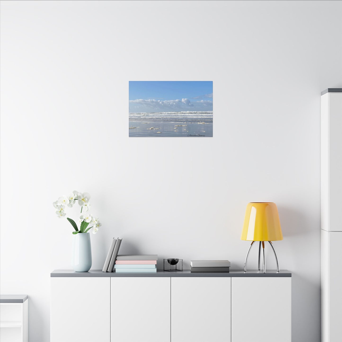 Coastal Serenity - Stretched Matte Canvas Wall Art, Wall Decor