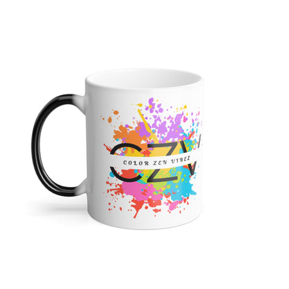 Color Morphing Mug - Color Zen Vibez Ceramic Coffee Cup