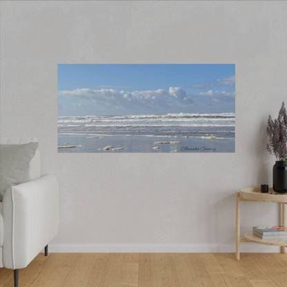 Coastal Serenity - Stretched Matte Canvas Wall Art, Wall Decor