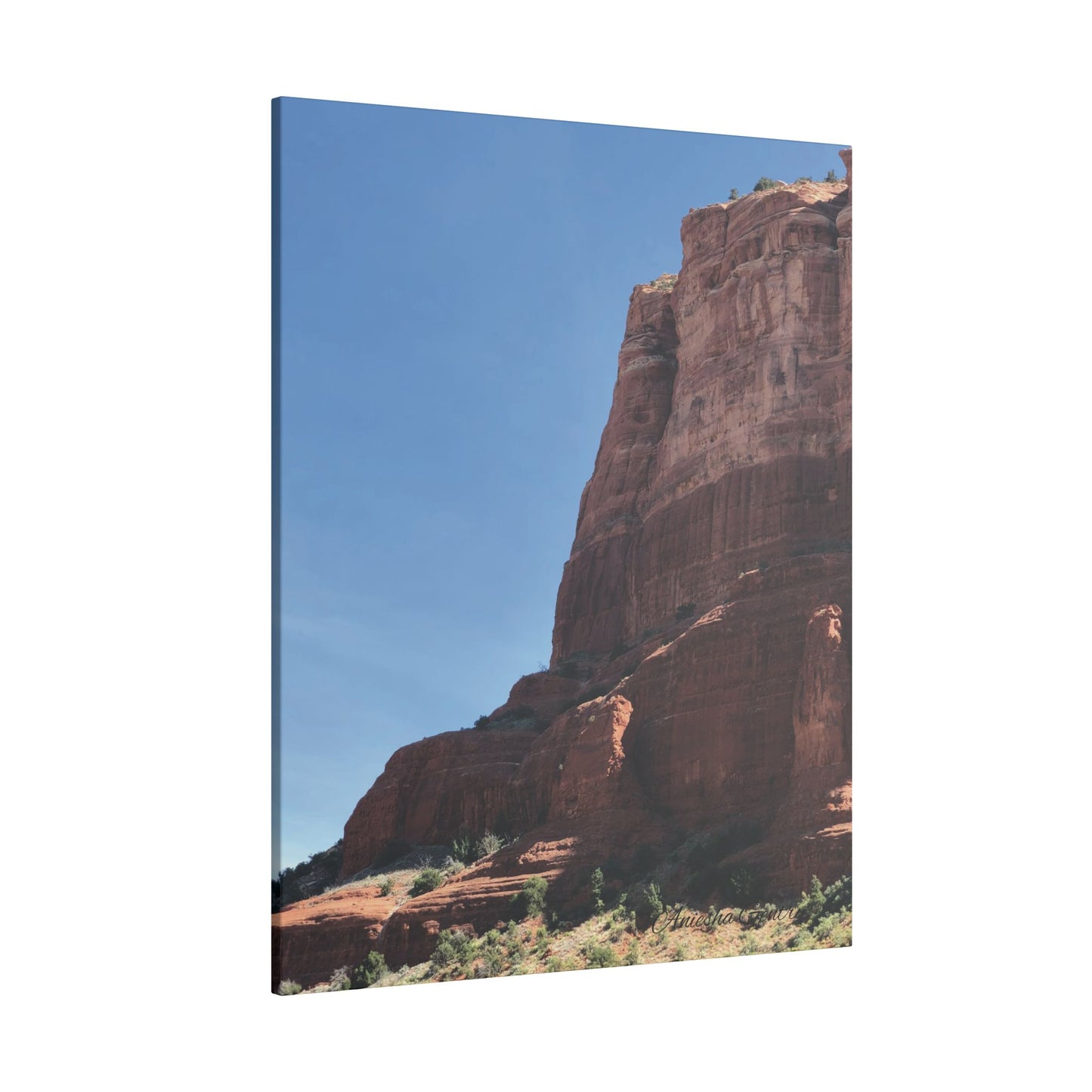 Red Rock Beauty Landscape - Stretched Canvas Wall Art, Wall Decor