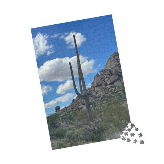 Arizona Desert Saguaro Cactus Scenic Puzzle —(110–1014 pieces)