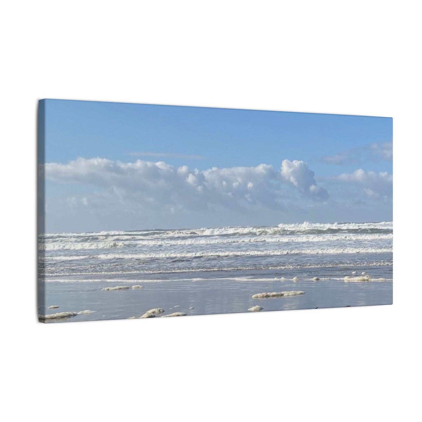 Coastal Serenity - Stretched Matte Canvas Wall Art, Wall Decor