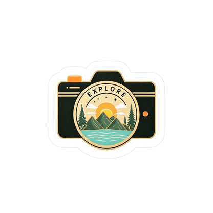 Adventure Camera Explore Vinyl Decals/ Stickers for Travel & Photography Lovers