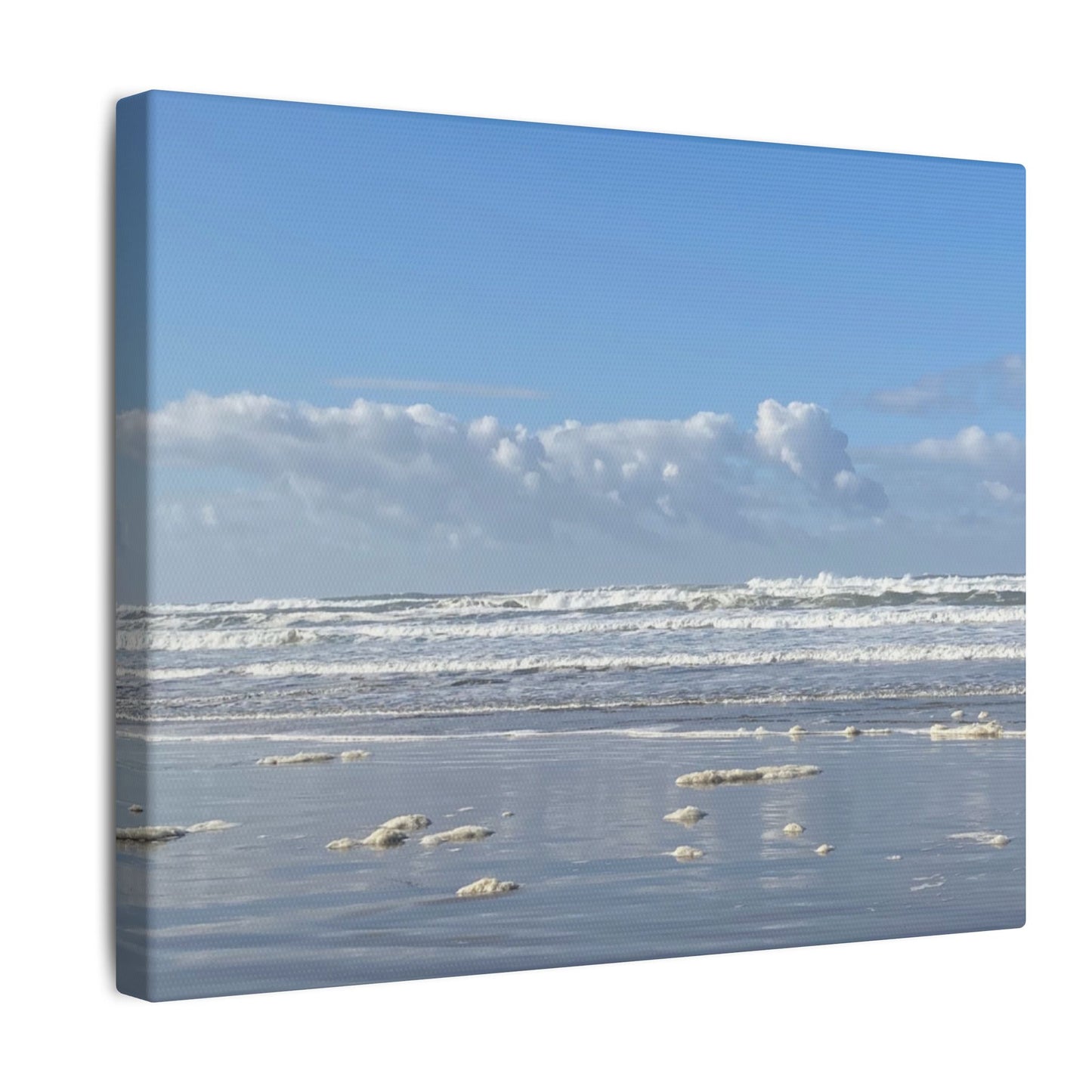 Coastal Serenity - Stretched Matte Canvas Wall Art, Wall Decor