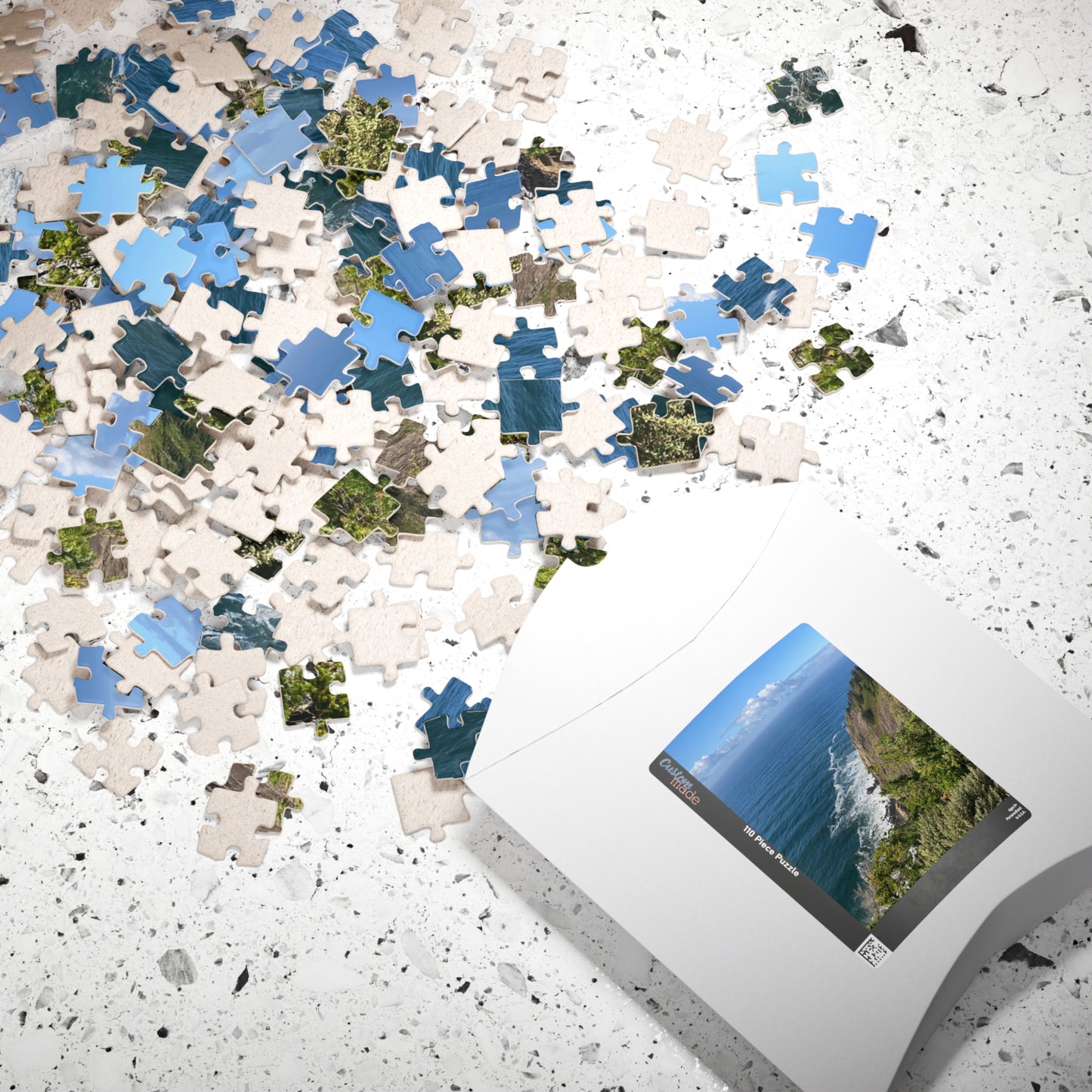 Coastal Cliff Ocean View Jigsaw Puzzle  (110-1014 pieces)