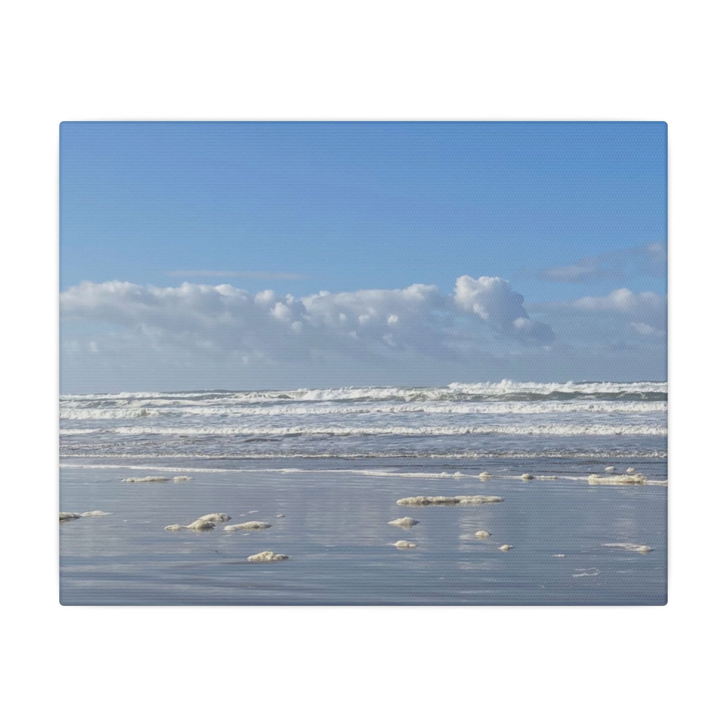 Coastal Serenity - Stretched Matte Canvas Wall Art, Wall Decor