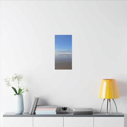 Coastal Serenity - Stretched Matte Canvas Wall Art, Wall Decor