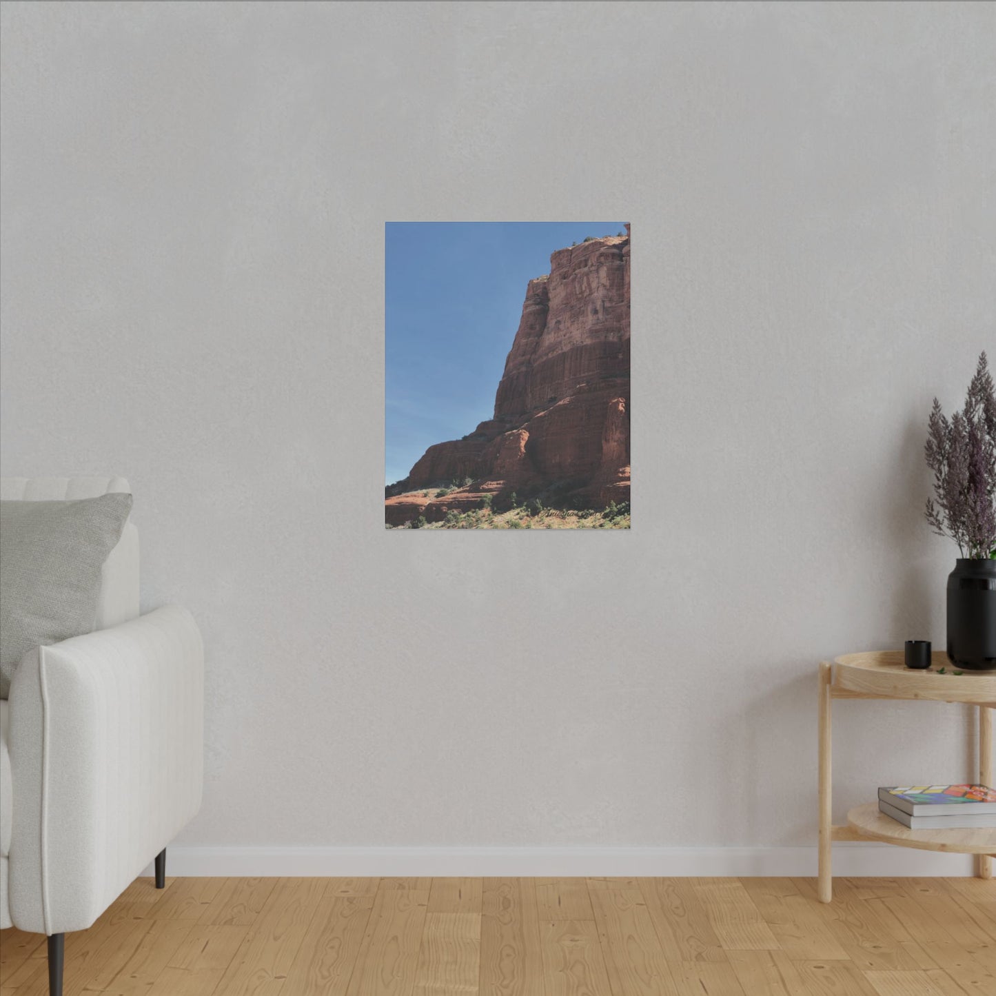 Red Rock Beauty Landscape - Stretched Canvas Wall Art, Wall Decor