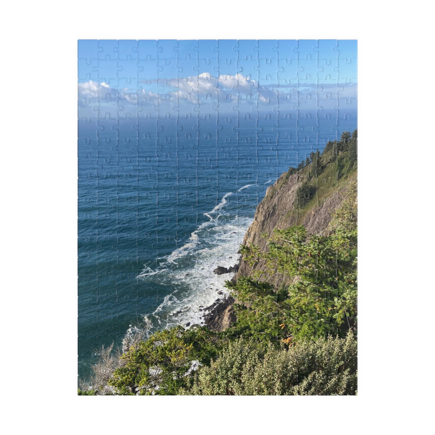 Coastal Cliff Ocean View Jigsaw Puzzle  (110-1014 pieces)