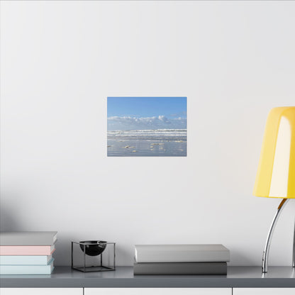 Coastal Serenity - Stretched Matte Canvas Wall Art, Wall Decor