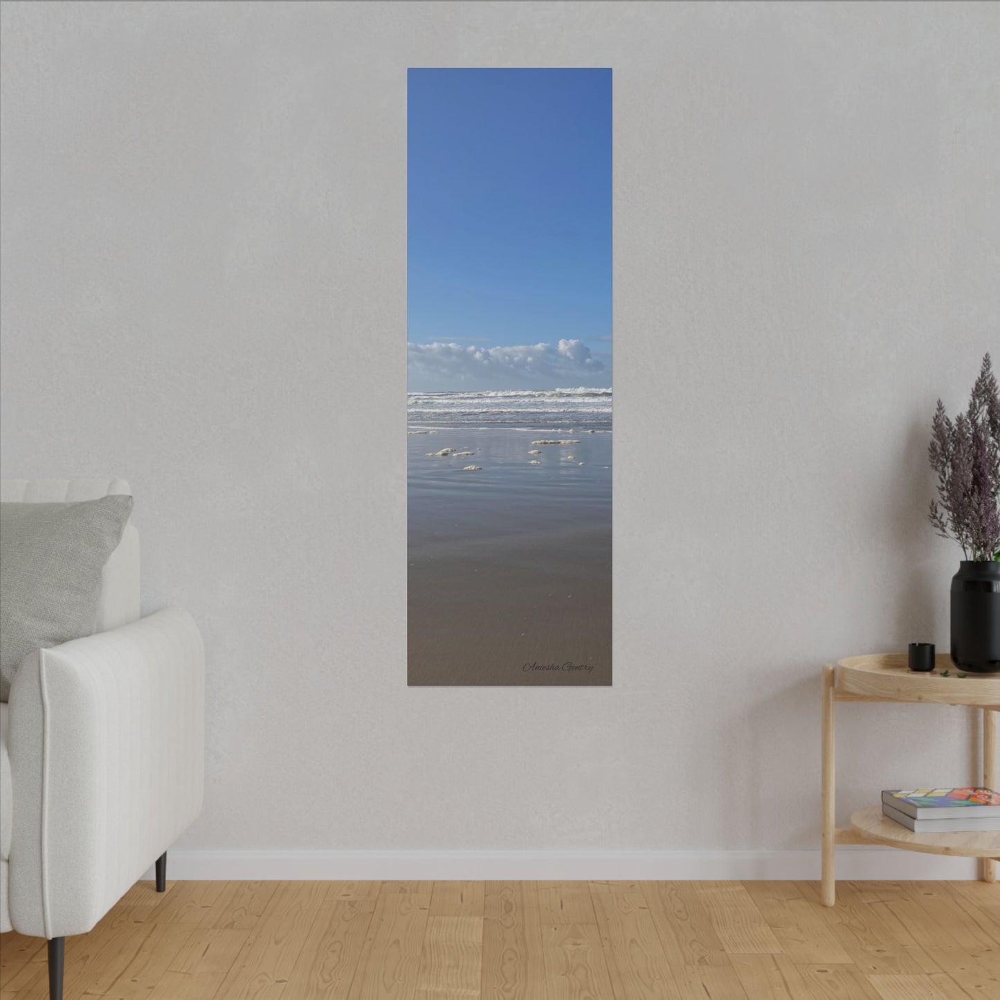 Coastal Serenity - Stretched Matte Canvas Wall Art, Wall Decor